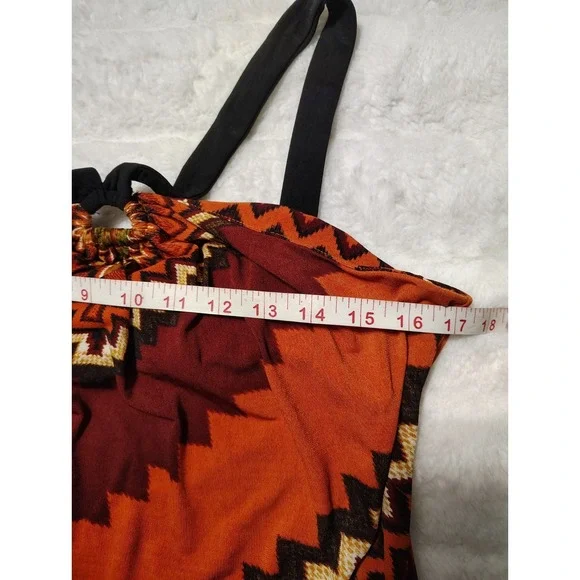 Lot Of 2 Women's Sz L Emma & Michelle Tunic + Susan Lawrence Black Leggings - Picture 4 of 5